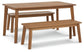 Janiyah Outdoor Dining Table and 2 Benches JB's Furniture  Home Furniture, Home Decor, Furniture Store