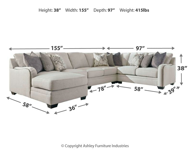 Dellara 5-Piece Sectional with Chaise JB's Furniture  Home Furniture, Home Decor, Furniture Store