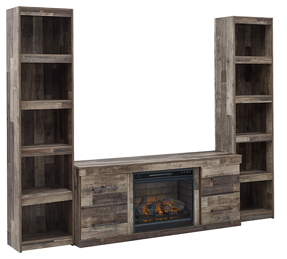 Derekson 3-Piece Entertainment Center with Electric Fireplace JB's Furniture  Home Furniture, Home Decor, Furniture Store