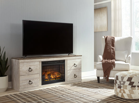Willowton TV Stand with Electric Fireplace JB's Furniture  Home Furniture, Home Decor, Furniture Store
