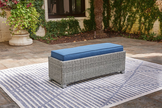 Naples Beach Bench with Cushion JB's Furniture  Home Furniture, Home Decor, Furniture Store
