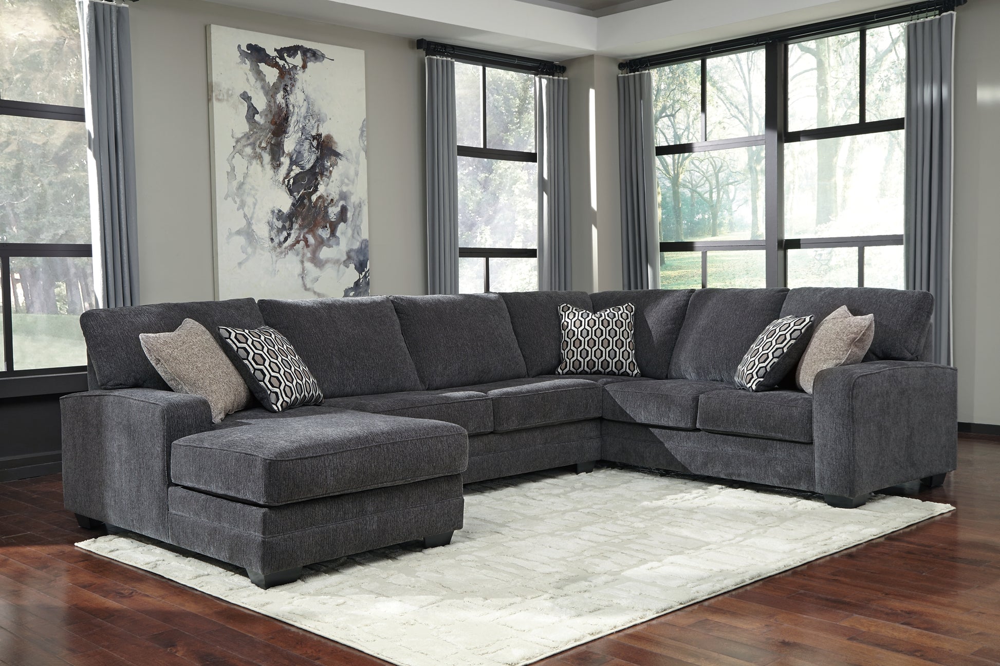 Tracling 3-Piece Sectional with Ottoman JB's Furniture  Home Furniture, Home Decor, Furniture Store