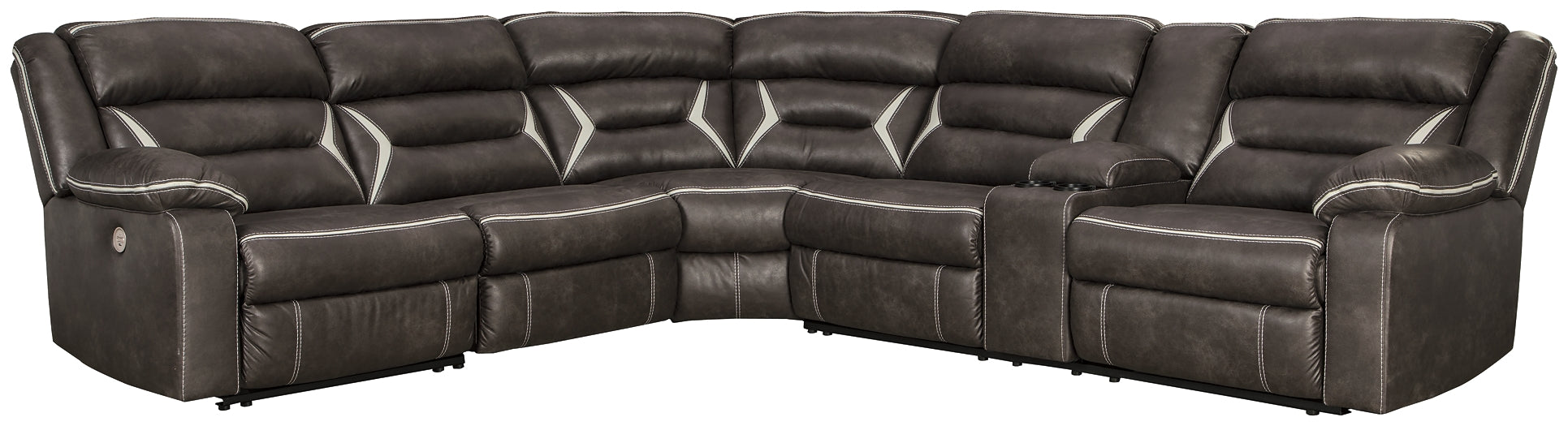 Kincord 4-Piece Sectional with Recliner JB's Furniture  Home Furniture, Home Decor, Furniture Store