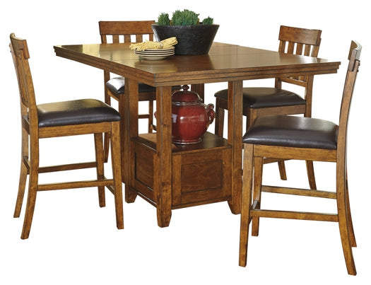 Ralene Counter Height Dining Table and 4 Barstools JB's Furniture Furniture, Bedroom, Accessories
