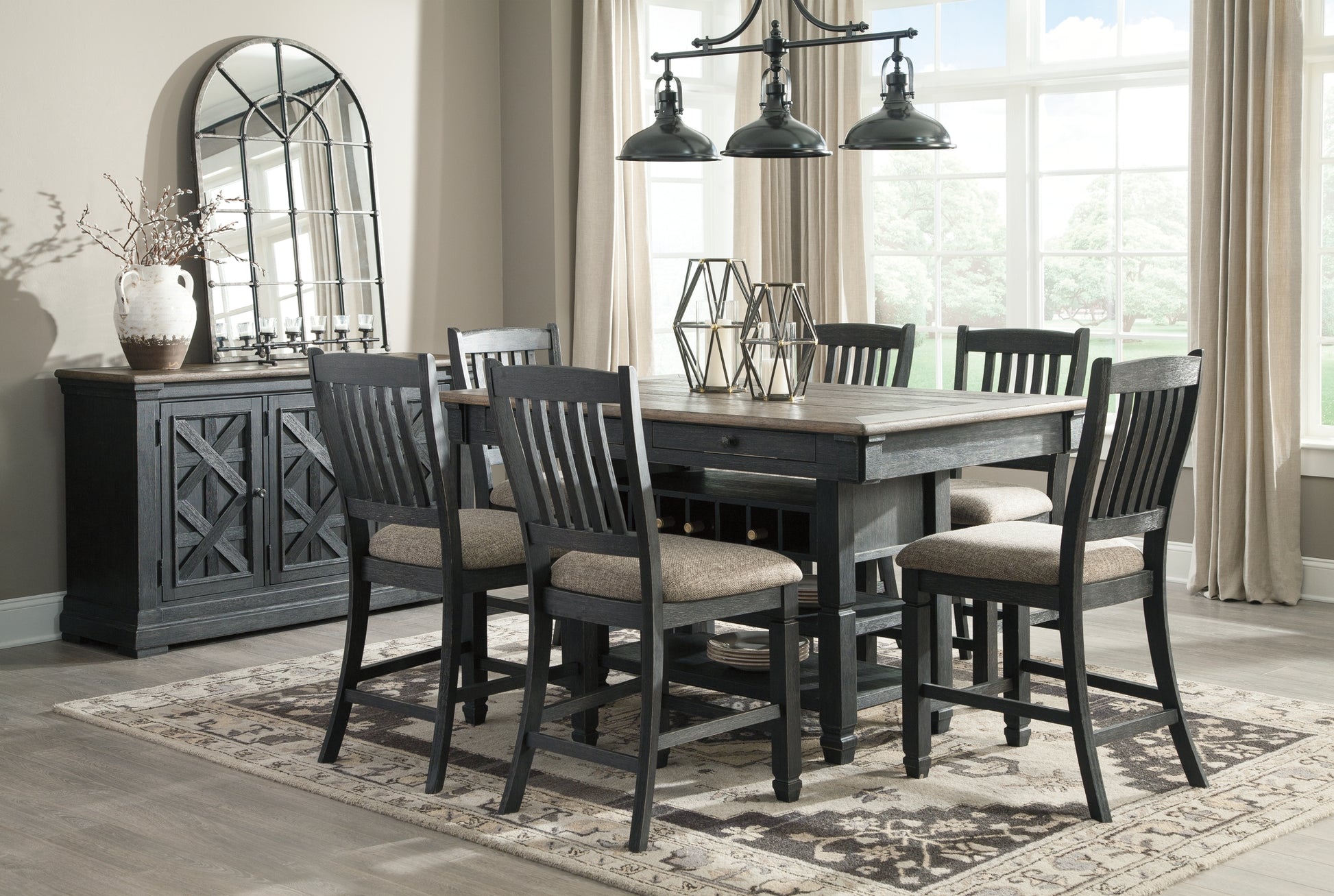 Tyler Creek Counter Height Dining Table and 6 Barstools JB's Furniture  Home Furniture, Home Decor, Furniture Store