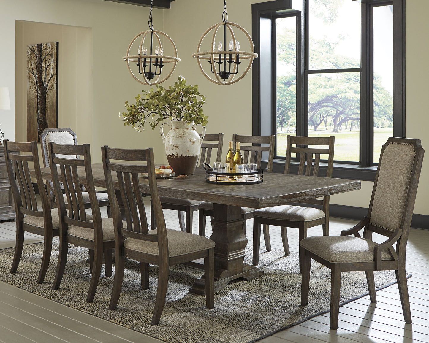 Wyndahl Dining Table and 8 Chairs JB's Furniture  Home Furniture, Home Decor, Furniture Store