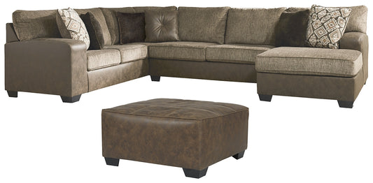 Abalone 3-Piece Sectional with Ottoman JB's Furniture  Home Furniture, Home Decor, Furniture Store