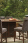 Paradise Trail Outdoor Bar Table and 8 Barstools JB's Furniture  Home Furniture, Home Decor, Furniture Store