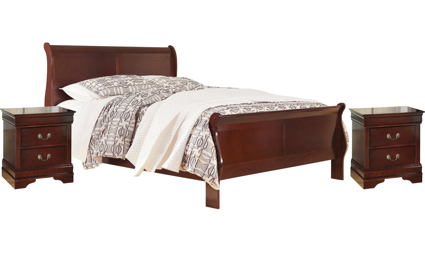Alisdair Queen Sleigh Bed with 2 Nightstands JB's Furniture  Home Furniture, Home Decor, Furniture Store