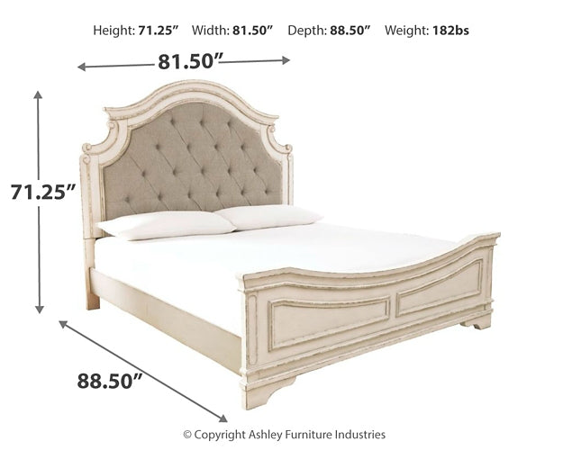 Realyn Queen Upholstered Panel Bed with Mirrored Dresser JB's Furniture  Home Furniture, Home Decor, Furniture Store