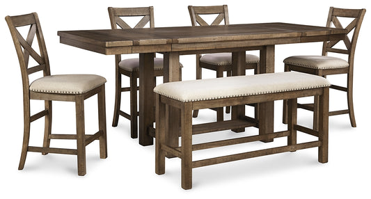 Moriville Counter Height Dining Table and 4 Barstools and Bench JB's Furniture  Home Furniture, Home Decor, Furniture Store