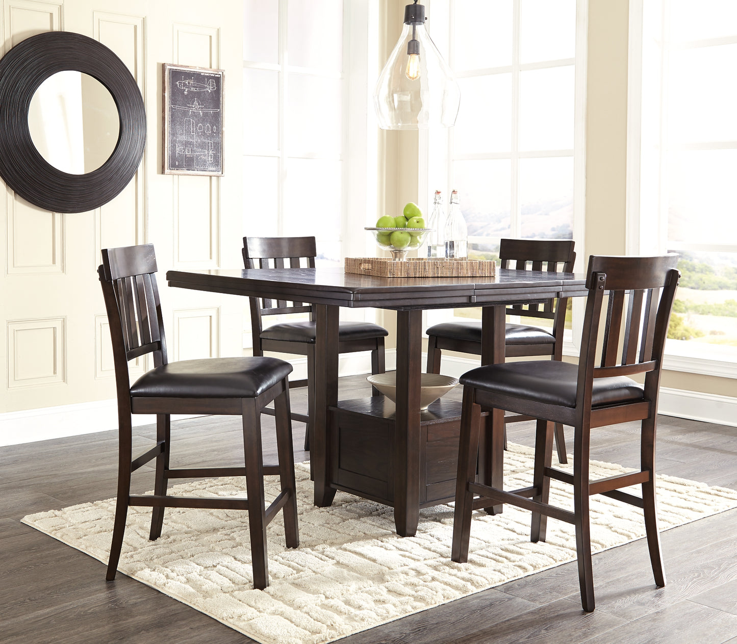 Haddigan Counter Height Dining Table and 4 Barstools JB's Furniture  Home Furniture, Home Decor, Furniture Store