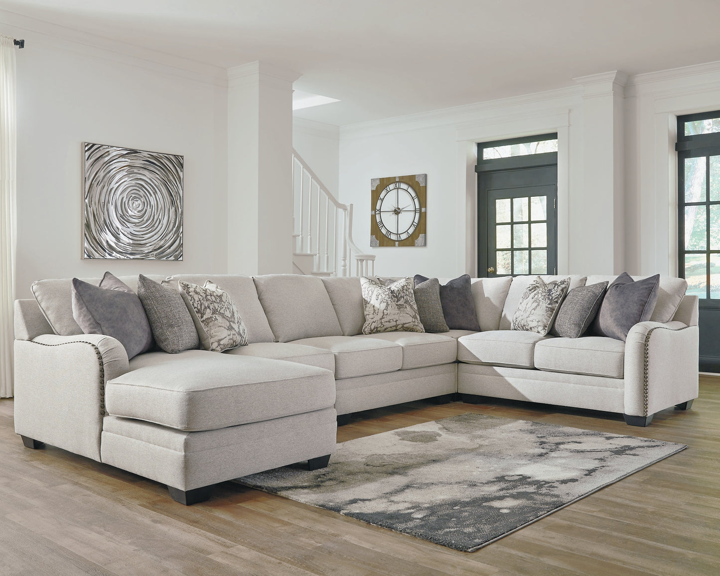Dellara 5-Piece Sectional with Ottoman JB's Furniture  Home Furniture, Home Decor, Furniture Store