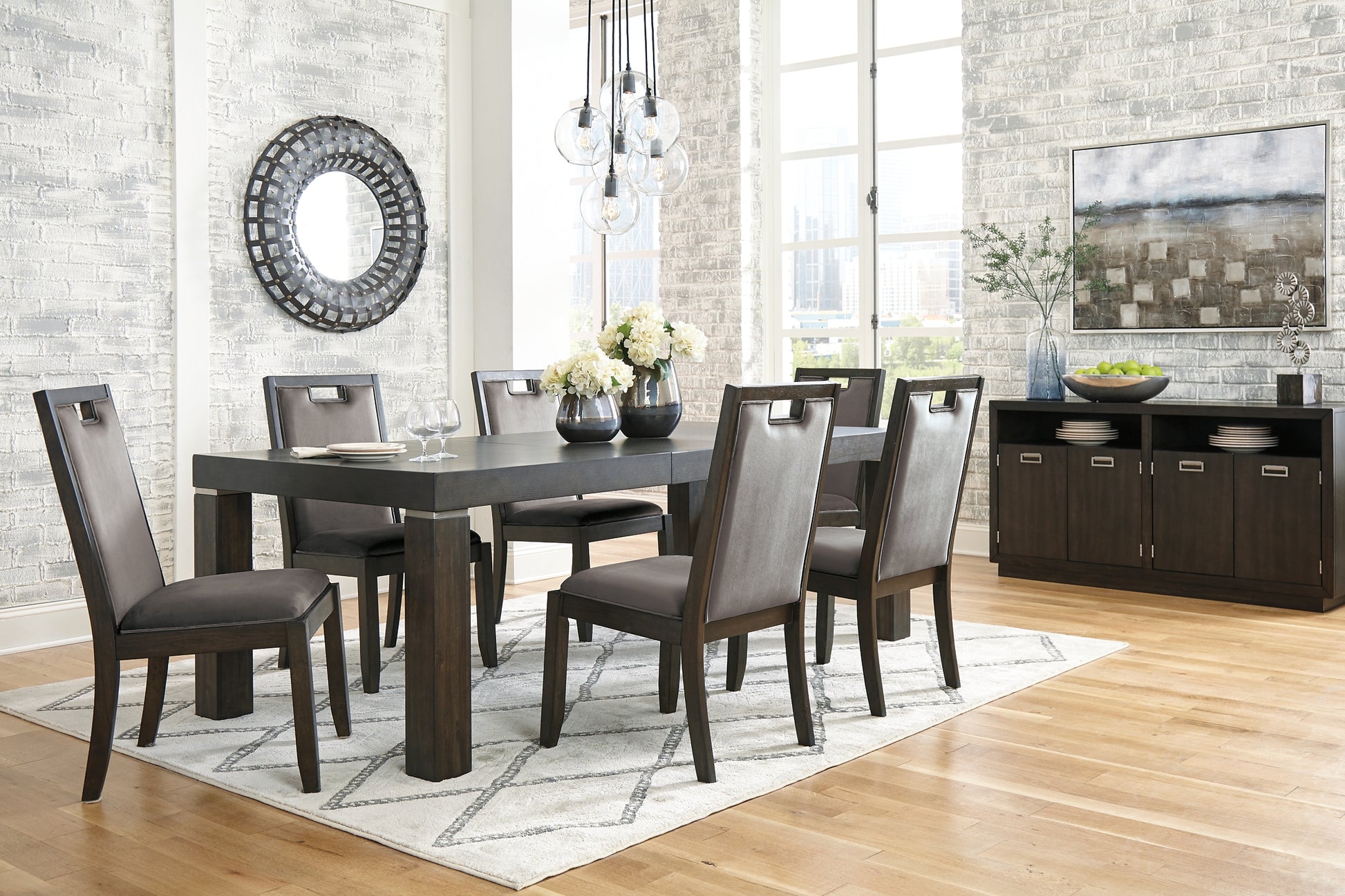 Hyndell Dining Table and 6 Chairs with Storage JB's Furniture  Home Furniture, Home Decor, Furniture Store