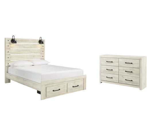 Cambeck Queen Panel Bed with 2 Storage Drawers with Dresser JB's Furniture  Home Furniture, Home Decor, Furniture Store