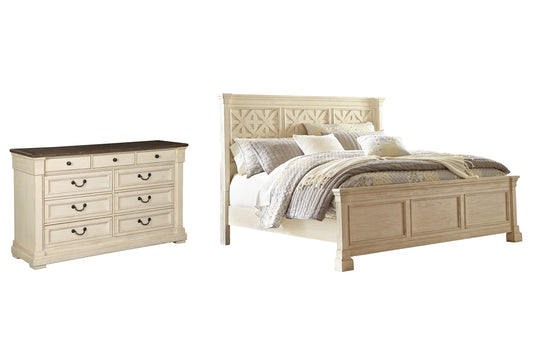 Bolanburg California King Panel Bed with Dresser JB's Furniture  Home Furniture, Home Decor, Furniture Store