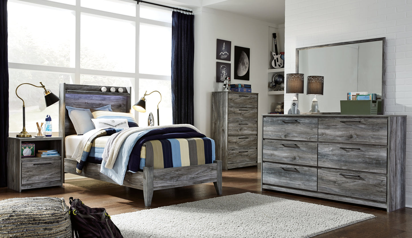 Baystorm Twin Panel Bed with Dresser JB's Furniture  Home Furniture, Home Decor, Furniture Store