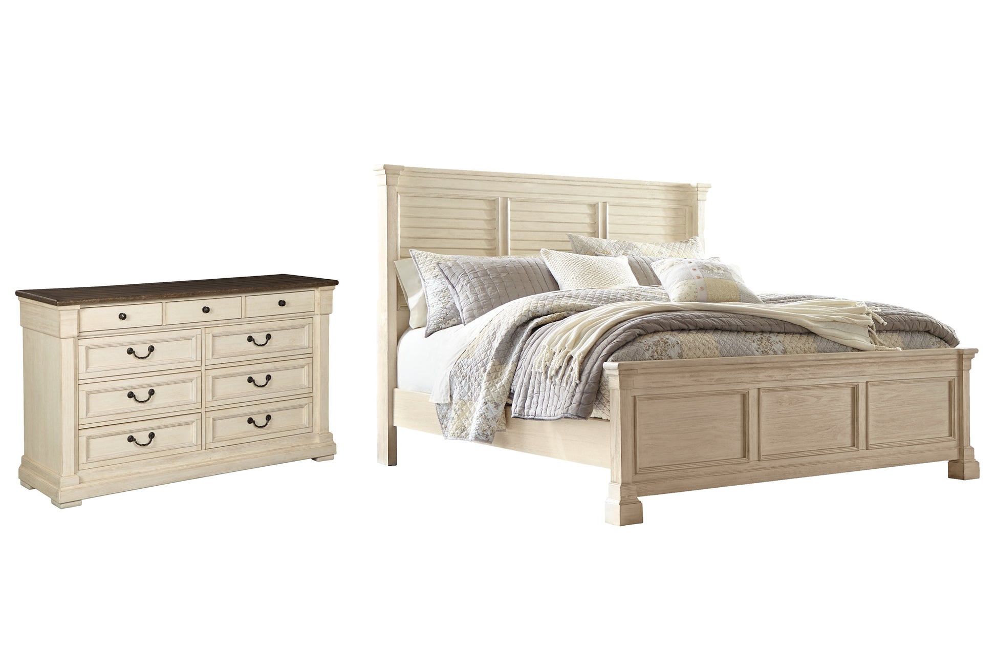 Bolanburg Queen Panel Bed with Dresser JB's Furniture  Home Furniture, Home Decor, Furniture Store