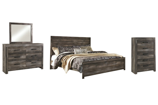 Wynnlow King Panel Bed with Mirrored Dresser and Chest JB's Furniture  Home Furniture, Home Decor, Furniture Store