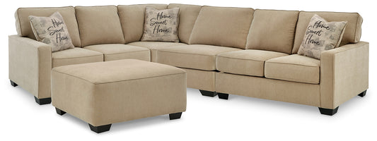 Lucina 3-Piece Sectional with Ottoman JB's Furniture  Home Furniture, Home Decor, Furniture Store