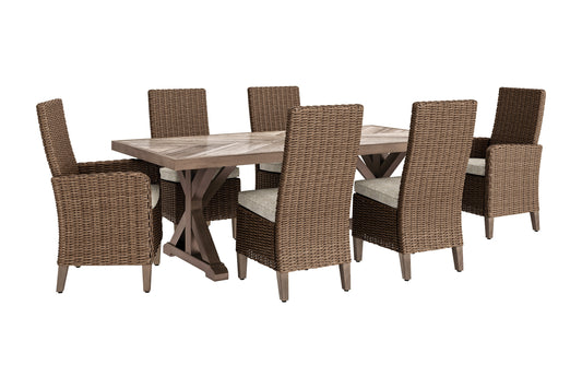 Beachcroft Outdoor Dining Table and 6 Chairs JB's Furniture  Home Furniture, Home Decor, Furniture Store