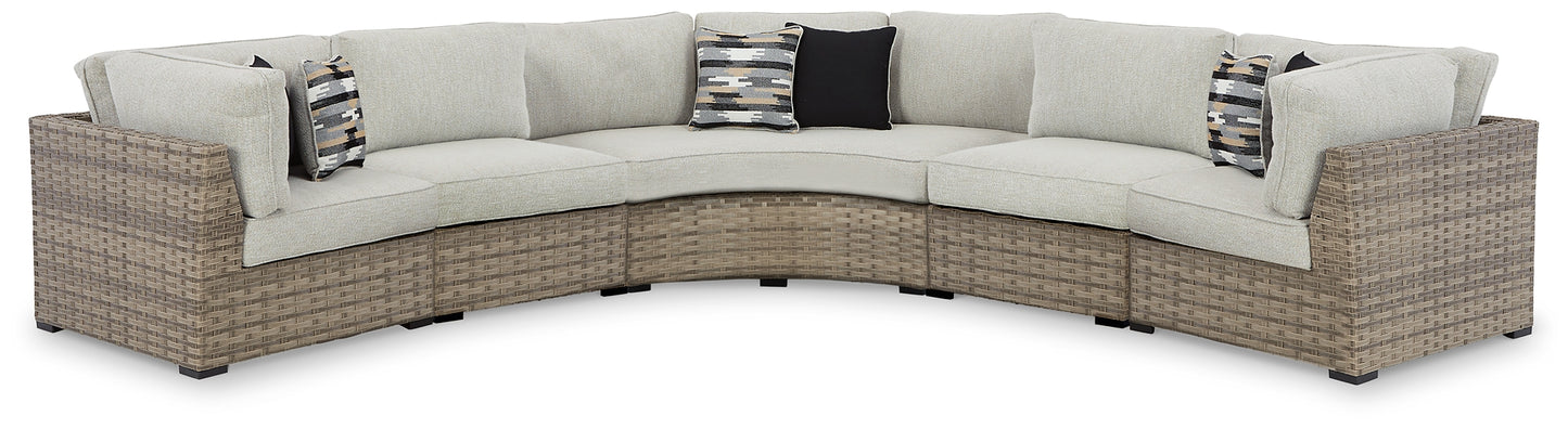 Calworth 5-Piece Outdoor Sectional JB's Furniture  Home Furniture, Home Decor, Furniture Store