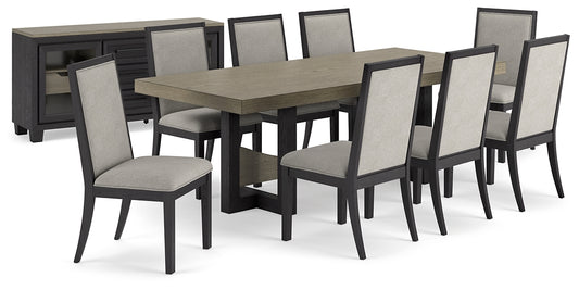Foyland Dining Table and 8 Chairs with Storage JB's Furniture  Home Furniture, Home Decor, Furniture Store