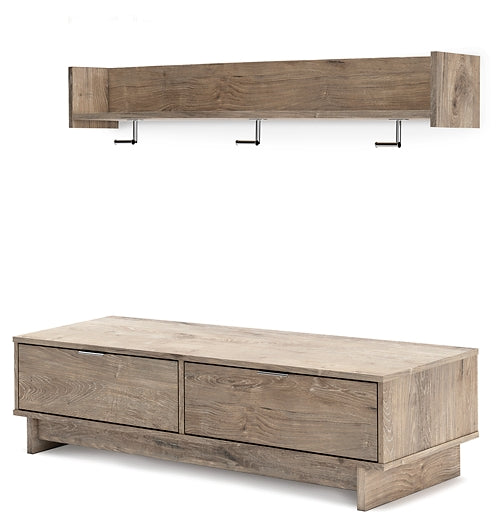 Oliah Bench with Coat Rack JB's Furniture  Home Furniture, Home Decor, Furniture Store