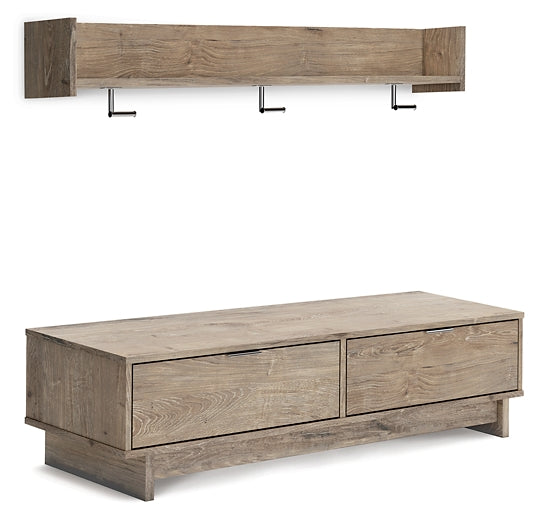 Oliah Bench with Coat Rack JB's Furniture  Home Furniture, Home Decor, Furniture Store