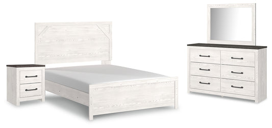 Gerridan Queen Panel Bed with Mirrored Dresser and Nightstand JB's Furniture  Home Furniture, Home Decor, Furniture Store
