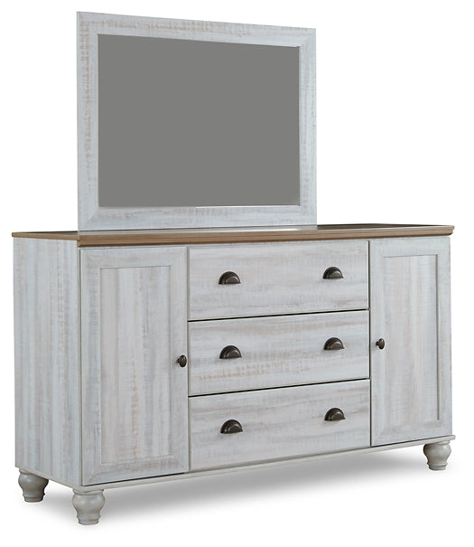 Haven Bay Queen Panel Bed with Mirrored Dresser and 2 Nightstands JB's Furniture  Home Furniture, Home Decor, Furniture Store
