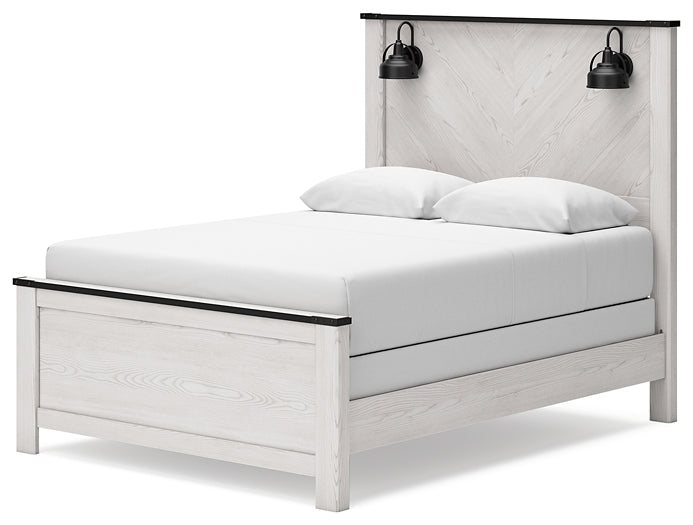 Schoenberg Queen Panel Bed with Mirrored Dresser and Chest JB's Furniture  Home Furniture, Home Decor, Furniture Store