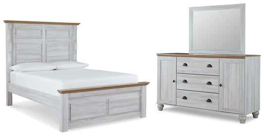 Haven Bay Queen Panel Bed with Mirrored Dresser JB's Furniture  Home Furniture, Home Decor, Furniture Store