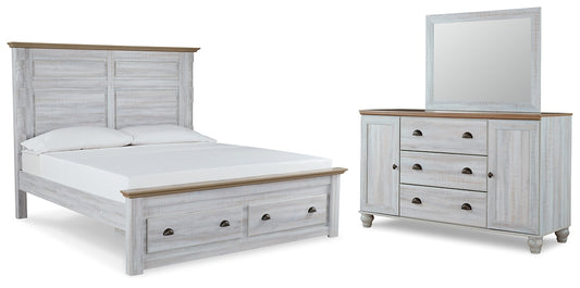 Haven Bay King Panel Storage Bed with Mirrored Dresser JB's Furniture  Home Furniture, Home Decor, Furniture Store