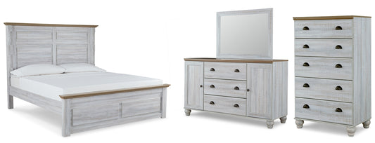 Haven Bay King Panel Bed with Mirrored Dresser and Chest JB's Furniture  Home Furniture, Home Decor, Furniture Store
