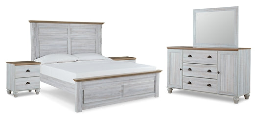 Haven Bay King Panel Bed with Mirrored Dresser and 2 Nightstands JB's Furniture  Home Furniture, Home Decor, Furniture Store