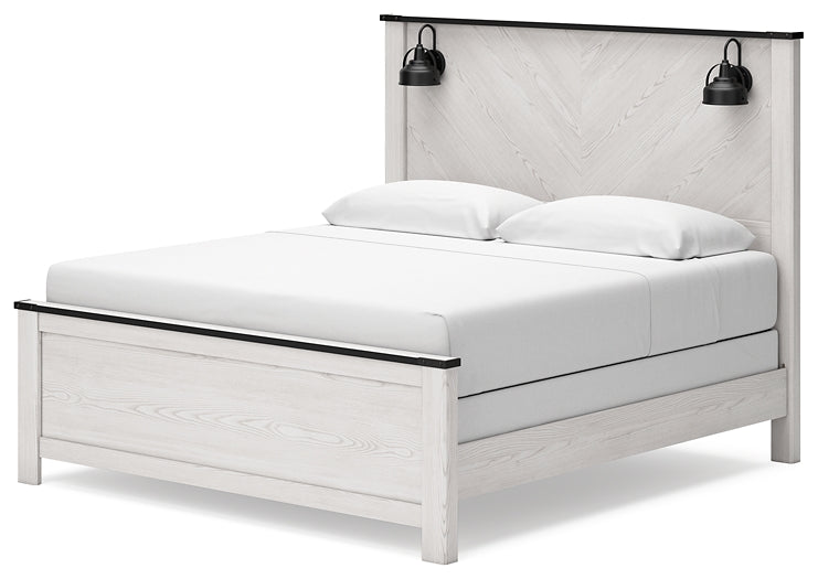 Schoenberg King Panel Bed with Mirrored Dresser, Chest and Nightstand JB's Furniture  Home Furniture, Home Decor, Furniture Store