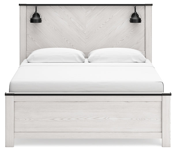 Schoenberg King Panel Bed with Mirrored Dresser, Chest and Nightstand JB's Furniture  Home Furniture, Home Decor, Furniture Store