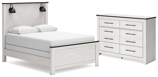 Schoenberg Queen Panel Bed with Dresser JB's Furniture  Home Furniture, Home Decor, Furniture Store