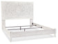 Paxberry King Panel Bed with Mirrored Dresser and 2 Nightstands JB's Furniture  Home Furniture, Home Decor, Furniture Store