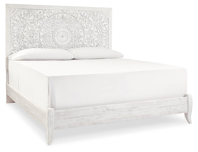 Paxberry King Panel Bed with Mirrored Dresser and Chest JB's Furniture  Home Furniture, Home Decor, Furniture Store