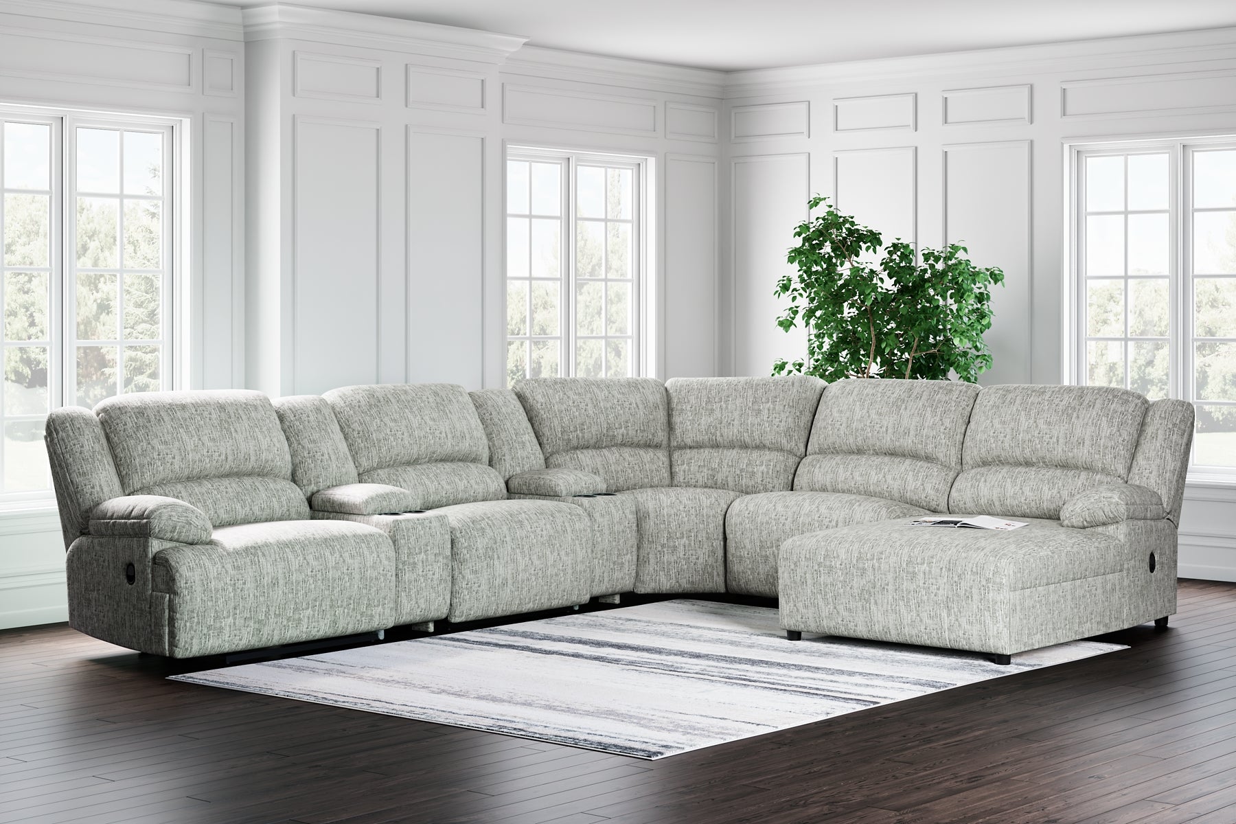 McClelland 7-Piece Reclining Sectional with Chaise JB's Furniture  Home Furniture, Home Decor, Furniture Store