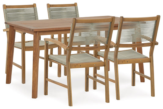 Janiyah Outdoor Dining Table and 4 Chairs JB's Furniture  Home Furniture, Home Decor, Furniture Store