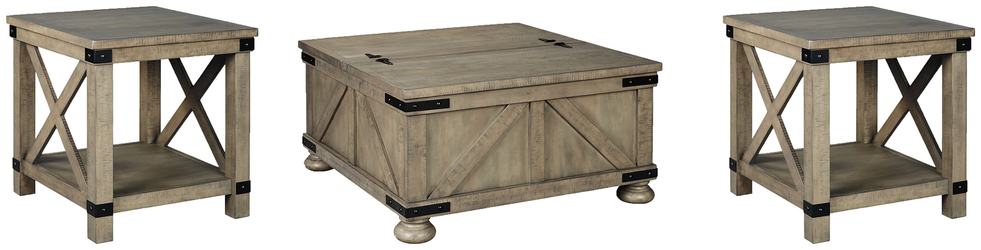 Aldwin Coffee Table with 2 End Tables JB's Furniture  Home Furniture, Home Decor, Furniture Store