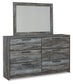 Baystorm King Panel Headboard with Mirrored Dresser and Chest JB's Furniture  Home Furniture, Home Decor, Furniture Store