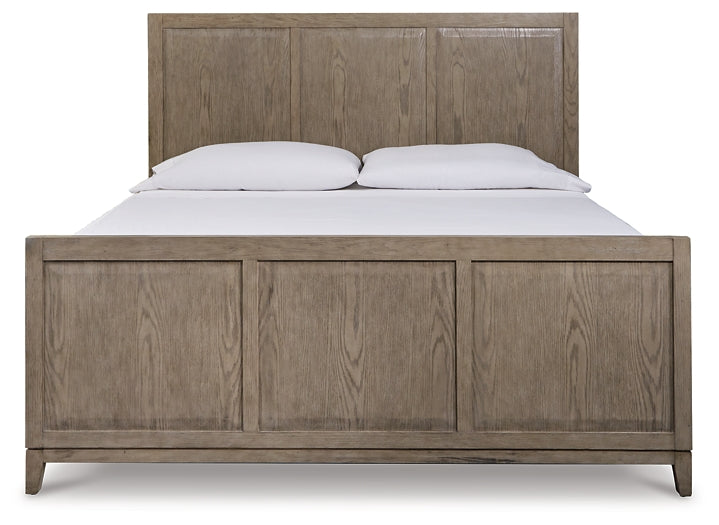 Chrestner California King Panel Bed with Mirrored Dresser and Chest JB's Furniture  Home Furniture, Home Decor, Furniture Store