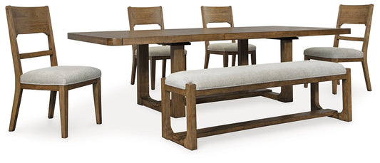 Cabalynn Dining Table and 4 Chairs and Bench JB's Furniture  Home Furniture, Home Decor, Furniture Store