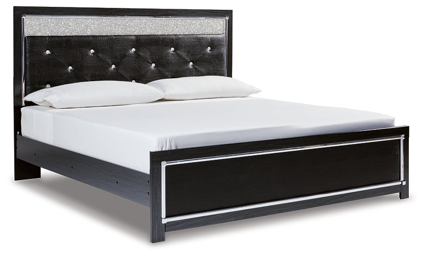 Kaydell King Upholstered Panel Bed with Mirrored Dresser, Chest and Nightstand JB's Furniture  Home Furniture, Home Decor, Furniture Store
