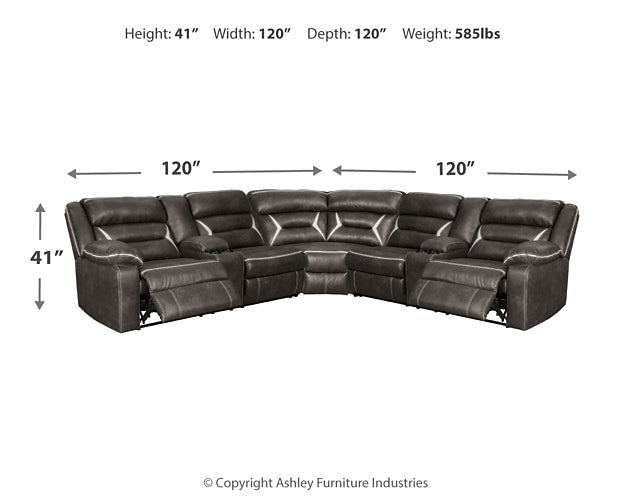 Kincord 3-Piece Power Reclining Sectional JB's Furniture  Home Furniture, Home Decor, Furniture Store