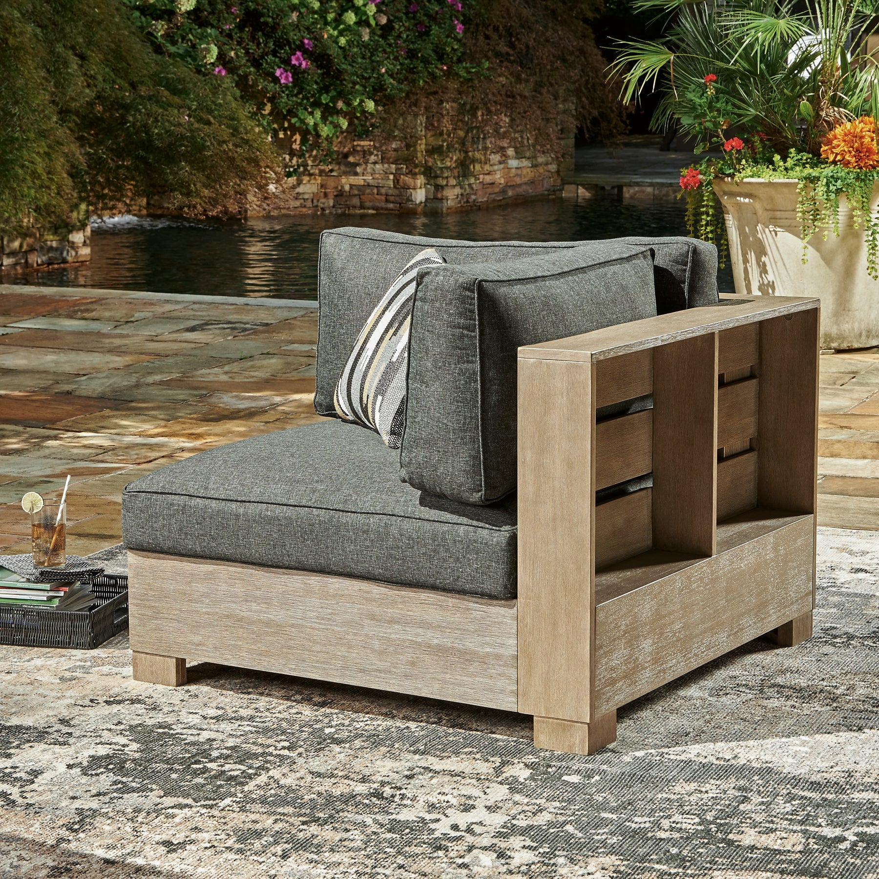 Citrine Park 5-Piece Outdoor Sectional with Ottoman JB's Furniture  Home Furniture, Home Decor, Furniture Store